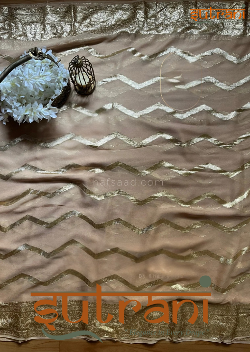 Antique Gold Bridal Elegance Saree