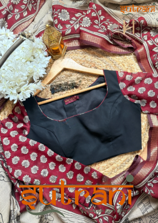 Traditional Kalamkari Cotton Saree