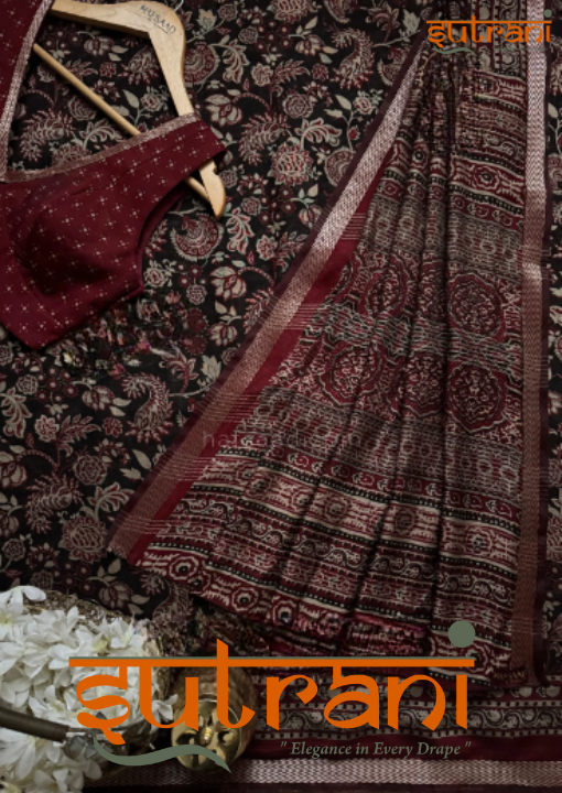 Heritage Pure Cotton floral Saree floral