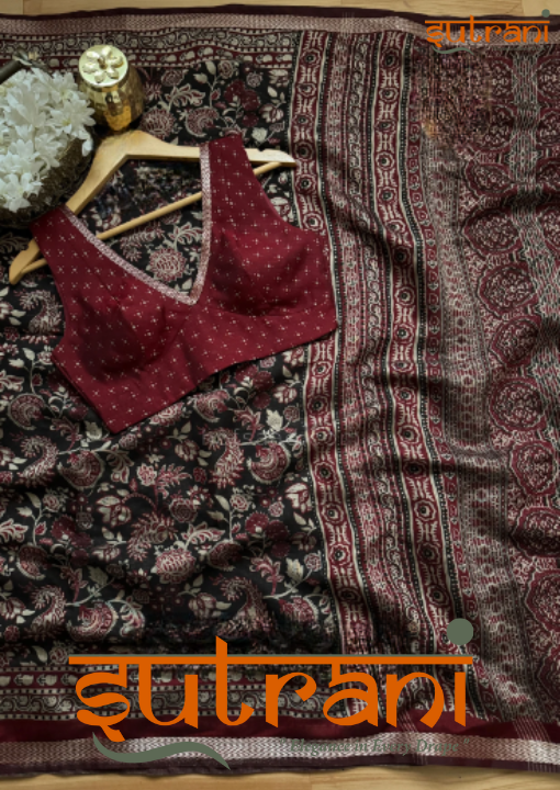 Heritage Pure Cotton floral Saree floral