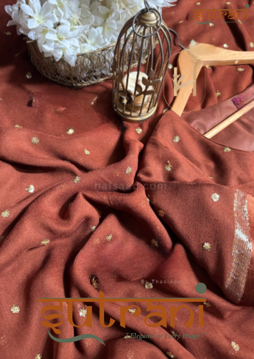 Swarnam Copper Saree